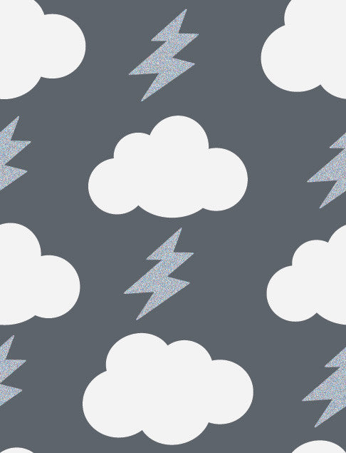 media image for Rainbolts Wallpaper in Stormy design by Aimee Wilder 265