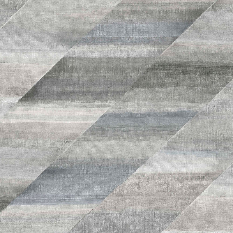 media image for sample rainbow diagonals wallpaper in cinder grey and slate from the boho rhapsody collection by seabrook wallcoverings 1 25