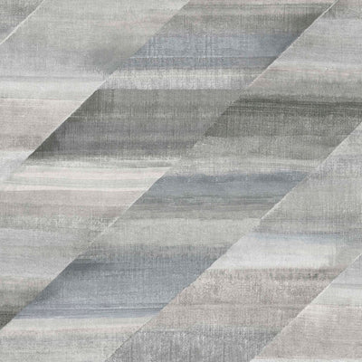 product image of Rainbow Diagonals Wallpaper in Cinder Grey and Slate from the Boho Rhapsody Collection by Seabrook Wallcoverings 582