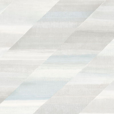 product image of Rainbow Diagonals Wallpaper in Daydream Grey and Blue Oasis from the Boho Rhapsody Collection by Seabrook Wallcoverings 534