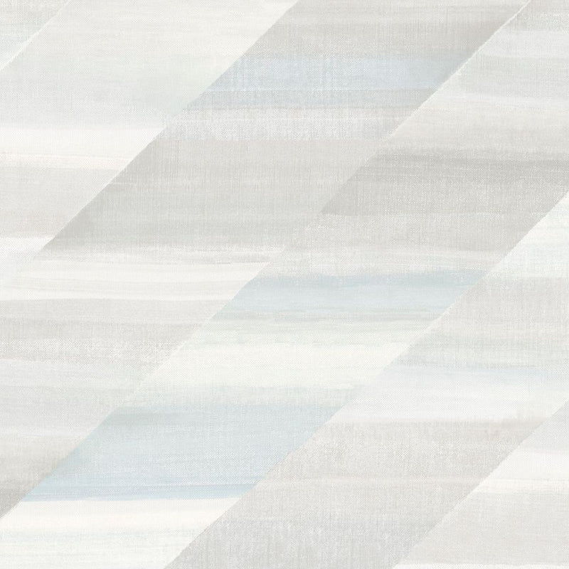 media image for Rainbow Diagonals Wallpaper in Daydream Grey and Blue Oasis from the Boho Rhapsody Collection by Seabrook Wallcoverings 260