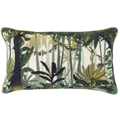 product image of rainforest embroidered decorative pillow by annie selke pc3509 pil14 1 547