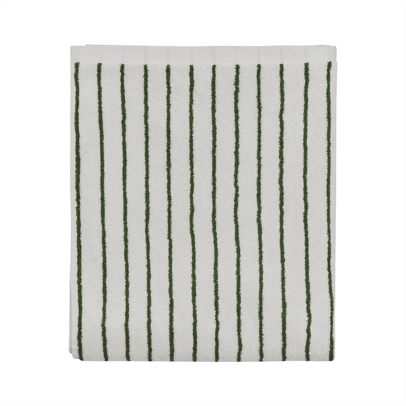 media image for raita towel large green offwhite 1 216