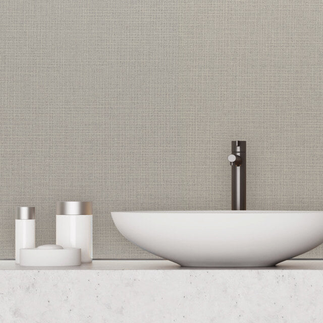 media image for Randing Weave Wallpaper in Muslin from the Moderne Collection by Stacy Garcia for York Wallcoverings 289
