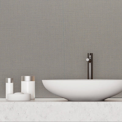 product image for Randing Weave Wallpaper in Smoke from the Moderne Collection by Stacy Garcia for York Wallcoverings 19