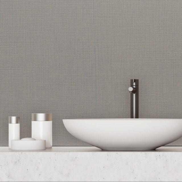 media image for Randing Weave Wallpaper in Smoke from the Moderne Collection by Stacy Garcia for York Wallcoverings 281