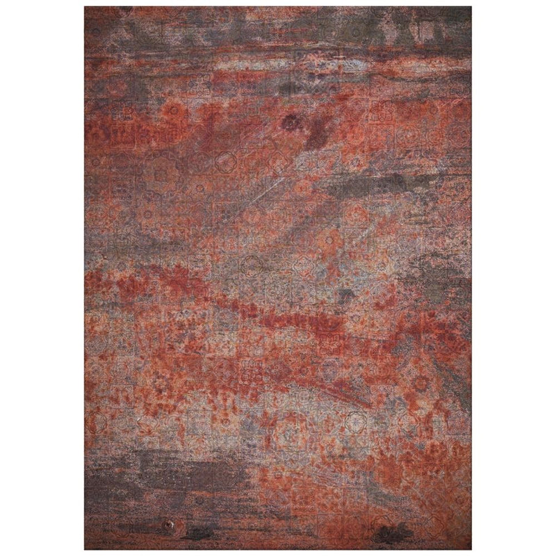 media image for Red Fado Granite-Inspired Area Rug 227