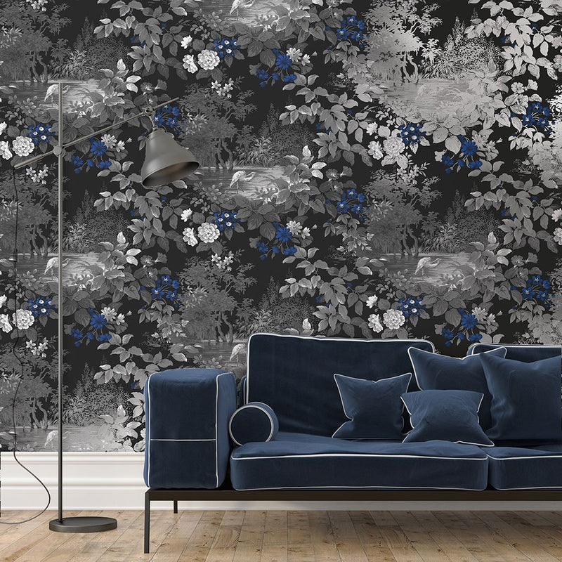 media image for Reflective Pool Wallpaper from the Sanctuary Collection by Mayflower Wallpaper 238
