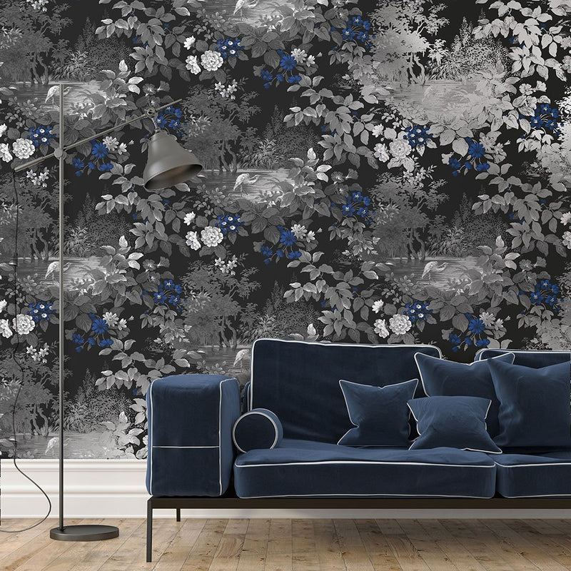 media image for Reflective Pool Wallpaper from the Sanctuary Collection by Mayflower Wallpaper 230