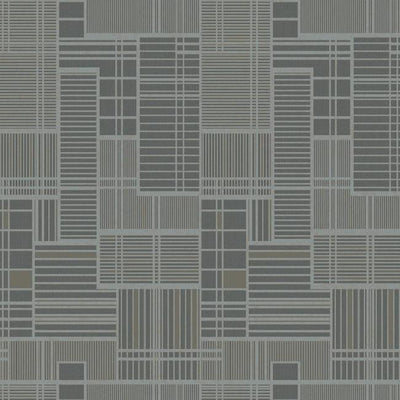 product image for Remodel Wallpaper in Charcoal and Silver from the Geometric Resource Collection by York Wallcoverings 83