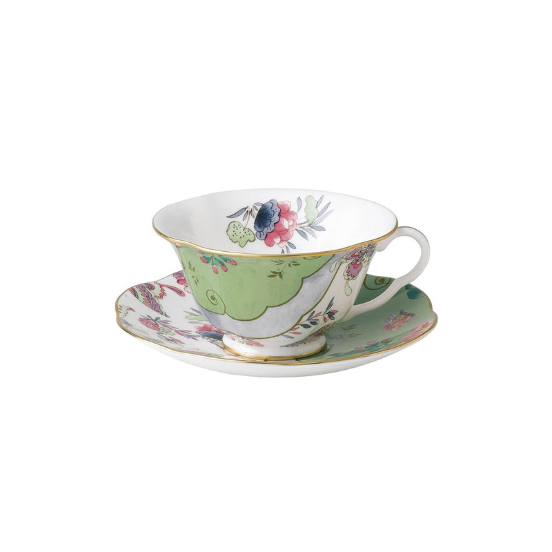 media image for butterfly bloom teacup saucer set by wedgwood 5c107800054 2 295