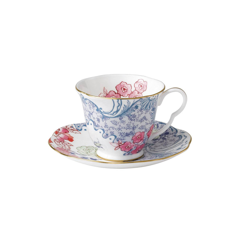 media image for butterfly bloom teacup saucer set by wedgwood 5c107800054 4 275