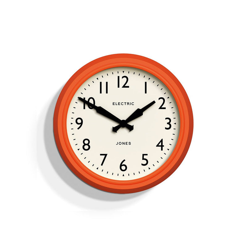 JONES CLOCKS® Studio Round Wall Clock - Round Clock - Modern Clock -  Designer Clock - Kitchen Clock - Living Room Clock - Office Clock - Easy to  Read