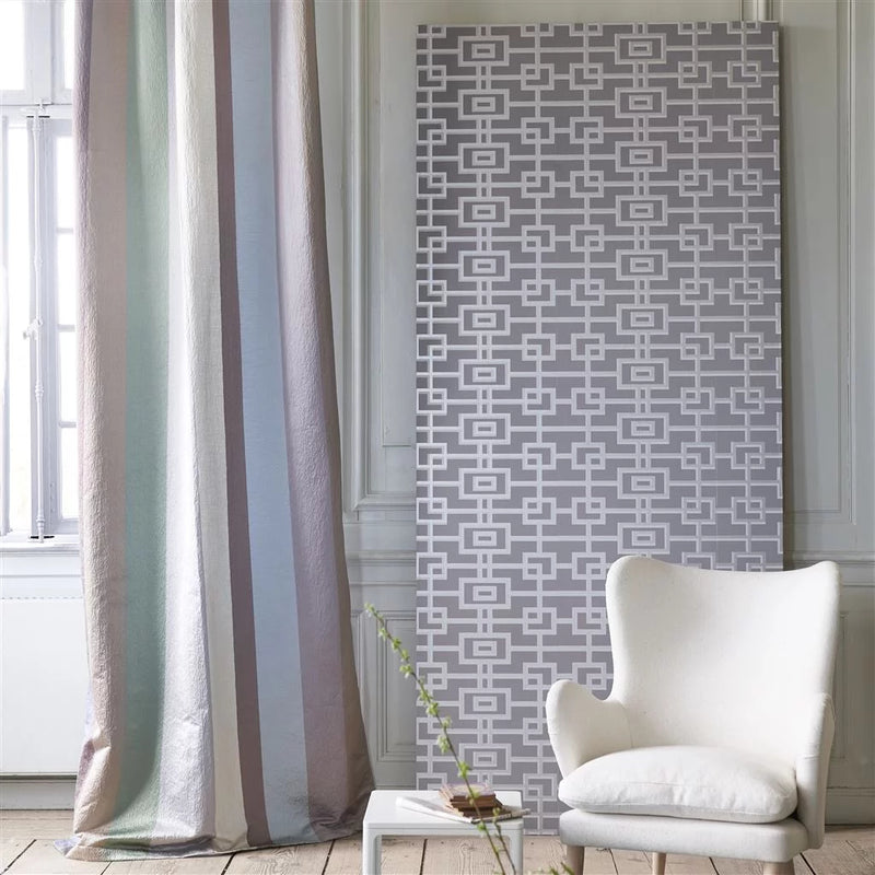 media image for Rheinsberg Wallpaper in Zinc from the Zardozi Collection by Designers Guild 283