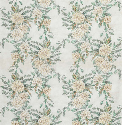 product image for Rhodora Fabric in Stone and Mint from the Enchanted Gardens Collection by Osborne & Little 59