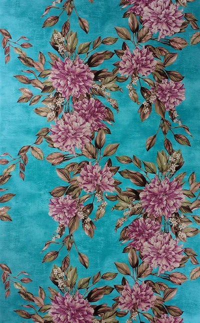 product image for Rhodora Wallpaper in Plum/Sepia from the Enchanted Gardens Collection by Osborne & Little 75
