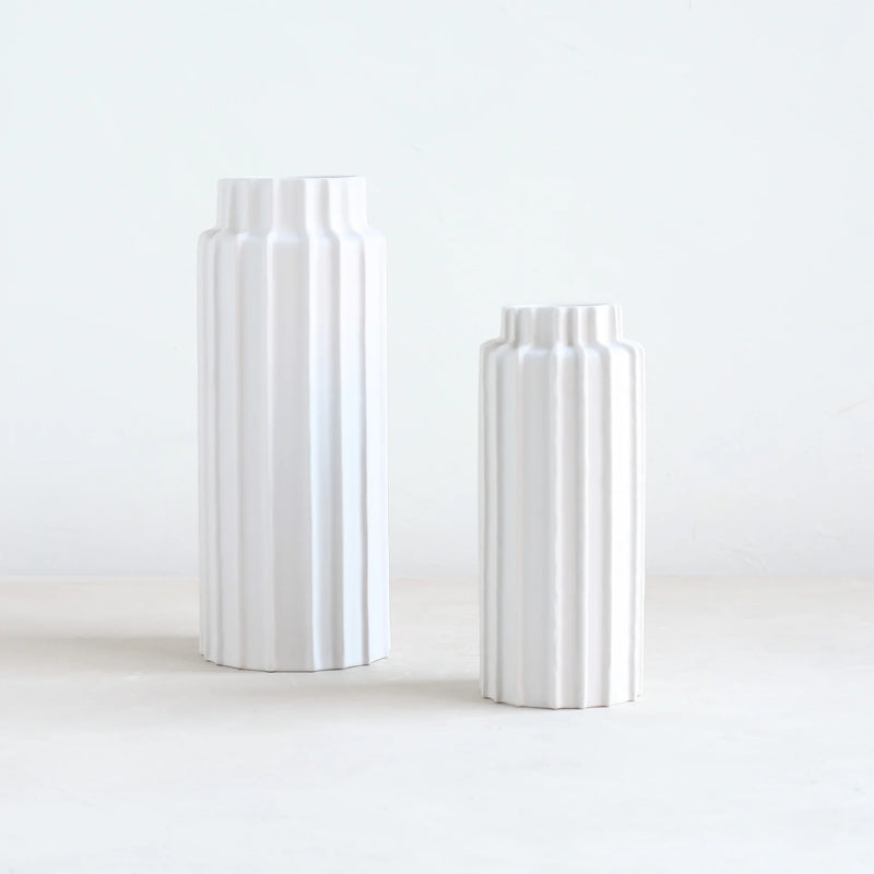 media image for ceramic ribbed cylinder vases 1 241
