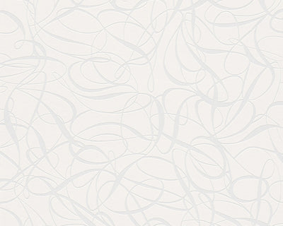 product image of sample ribbon wallpaper in ivory and metallic design by bd wall 1 557