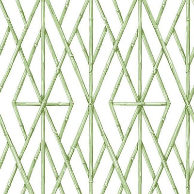 product image for Riviera Bamboo Trellis Wallpaper in Fern from the Water's Edge Collection by York Wallcoverings 43