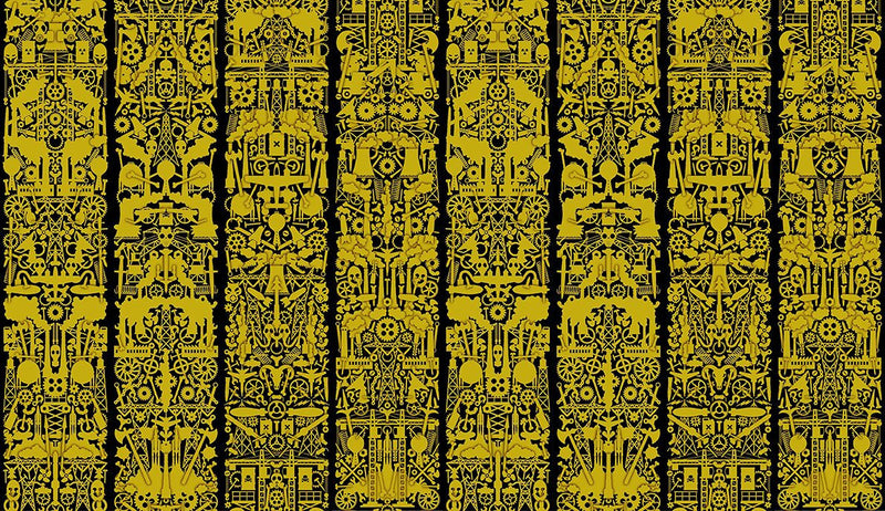 media image for Robber Baron Wallpaper in Metallic Gold design by Studio Job for NLXL Lab 257