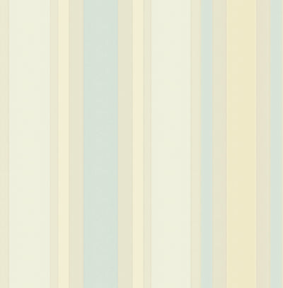 product image of Robin Stripe Wallpaper in Cream and Blue from the Watercolor Florals Collection by Mayflower Wallpaper 592