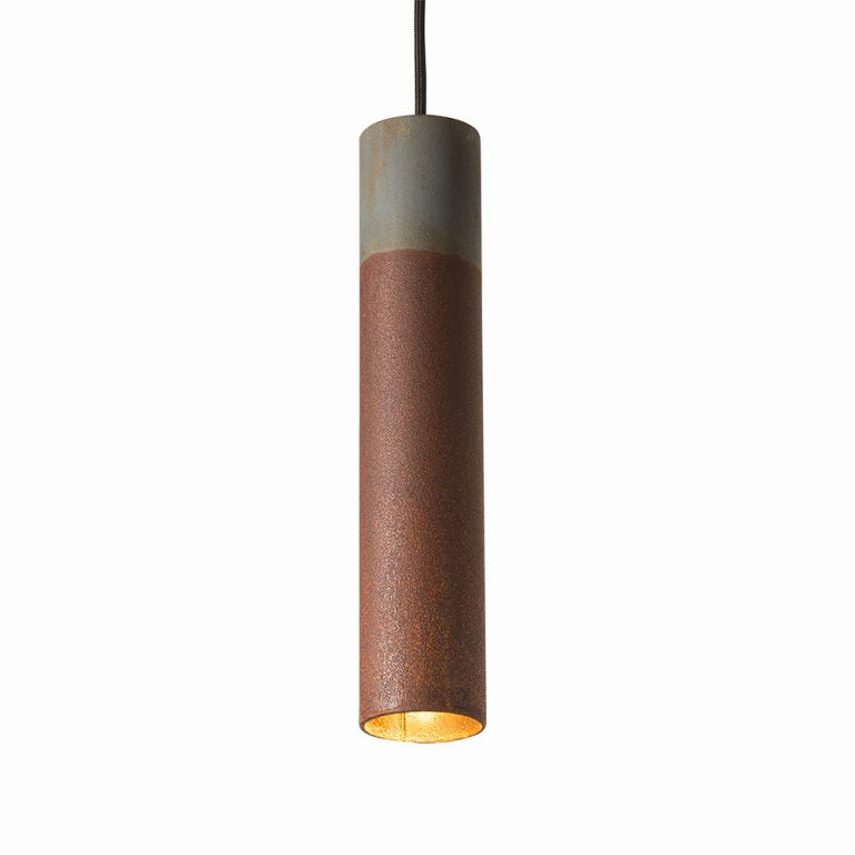 media image for Roest Vertical Rust/Zinc Pendant in Various Sizes 258