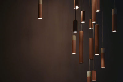 product image for Roest Vertical Rust/Zinc Pendant in Various Sizes 75