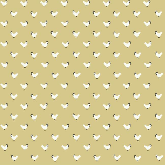 media image for sample roost wallpaper in yellow from the simply farmhouse collection by york wallcoverings 1 211