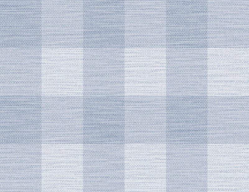 media image for Rugby Gingham Wallpaper in Carolina Blue from the Luxe Retreat Collection by Seabrook Wallcoverings 258
