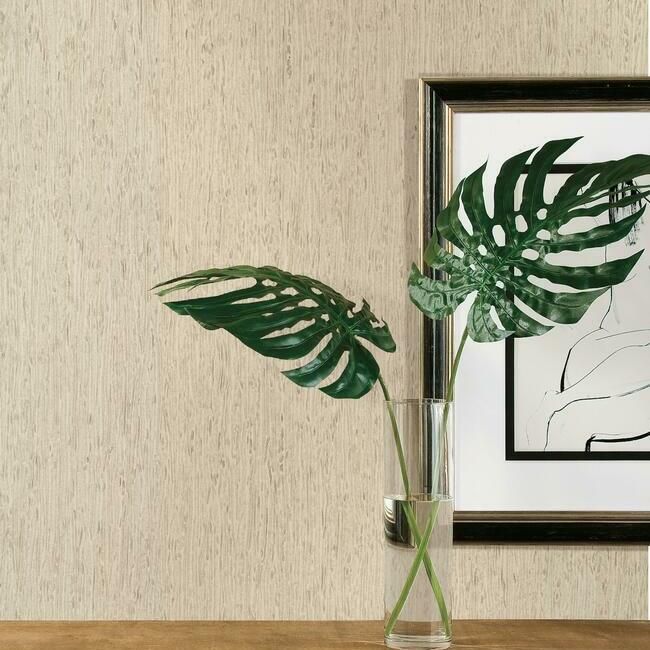 media image for Rugged Bark Wallpaper in Off-White from the Simply Farmhouse Collection by York Wallcoverings 25