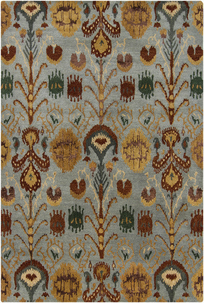 media image for rupec collection wool and viscose area rug in multi blue and gold design by chandra rugs 1 224