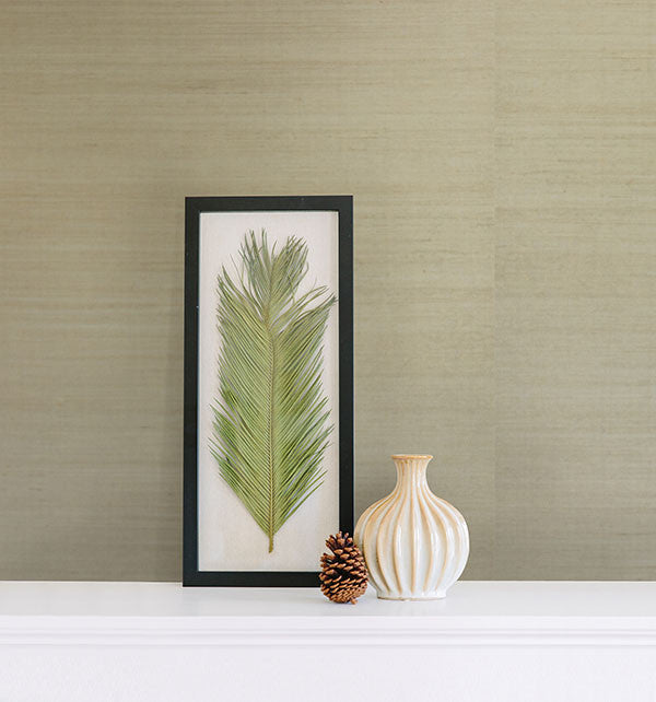 media image for Ruslan Grey Grasscloth Wallpaper from the Jade Collection by Brewster Home Fashions 25
