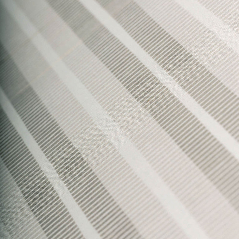 media image for Ribbon Stripe Silk Wallpaper in Alabaster 235