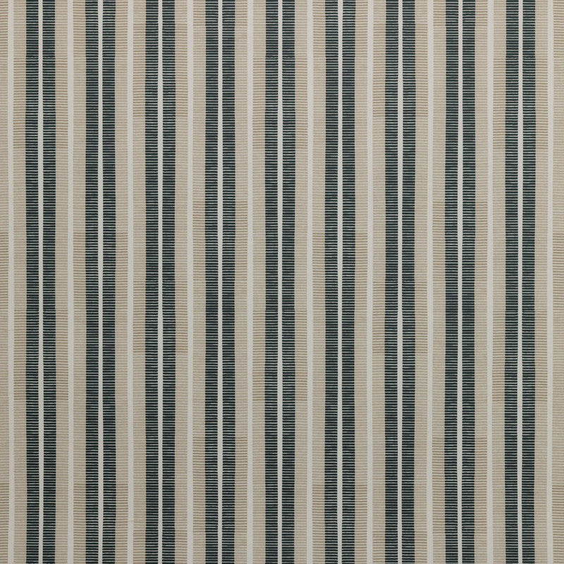 media image for Ribbon Stripe Silk Wallpaper in Bark 258