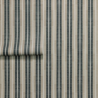 product image for Ribbon Stripe Silk Wallpaper in Bark 29