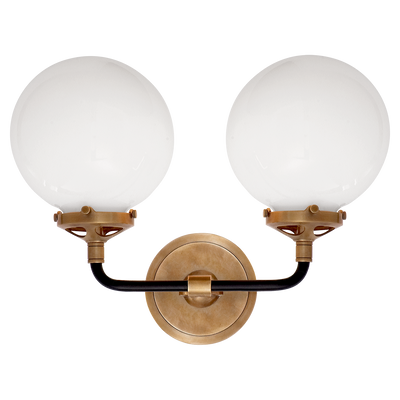 product image for Bistro Double Light Curved Sconce by Ian K. Fowler 34