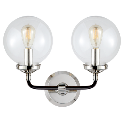 product image for Bistro Double Light Curved Sconce by Ian K. Fowler 80