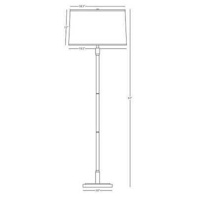 product image for Bandit Floor Lamp by Robert Abbey 57