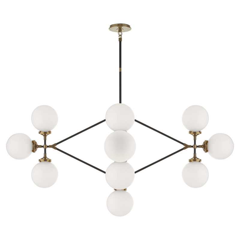 media image for Bistro Four Arm Chandelier by Ian K. Fowler 237