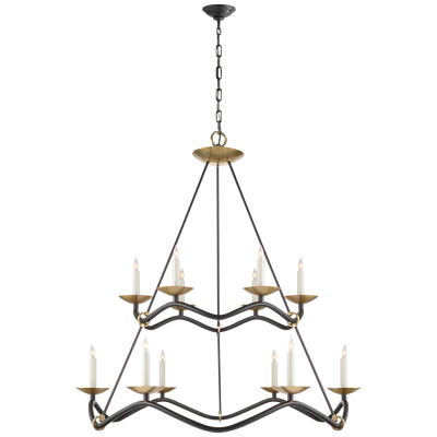 product image of Choros Two-Tier Chandelier by Barry Goralnick 587