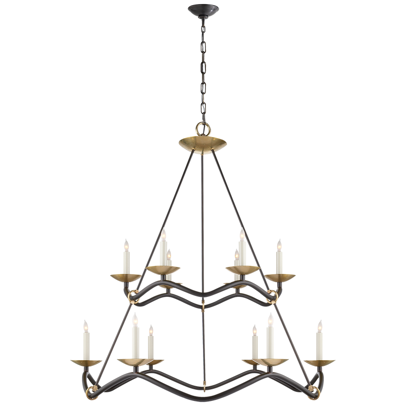 media image for Choros Two-Tier Chandelier by Barry Goralnick 266