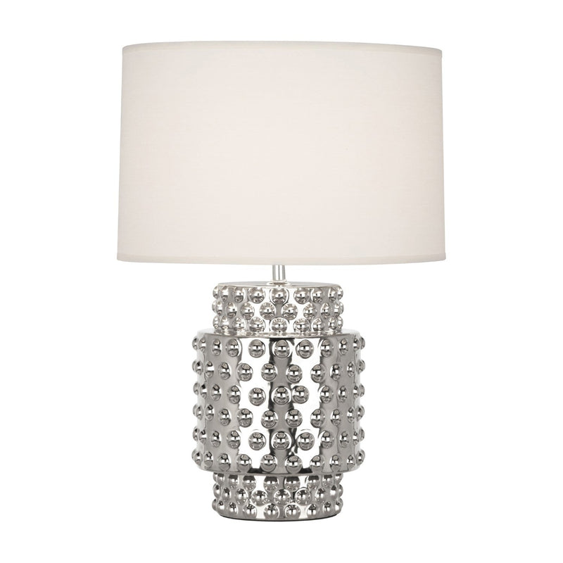 media image for nickel metallic glaze dolly accent lamp by robert abbey ra s801b 2 298