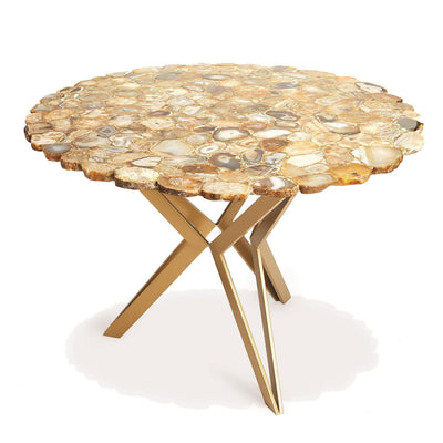 product image of Natural Agate 36 Round Table By Tozai Saa003 Aa 1 588