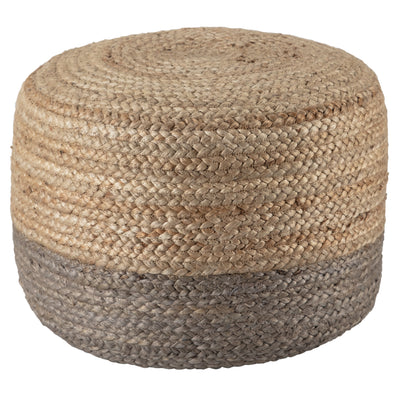 product image for Oliana Ombre Pouf in Taupe & Beige by Jaipur Living 2