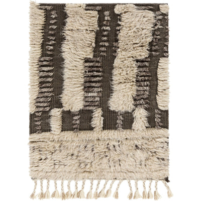 product image of Sahara SAH-2310 Hand Knotted Rug in Charcoal & Cream by Surya 515