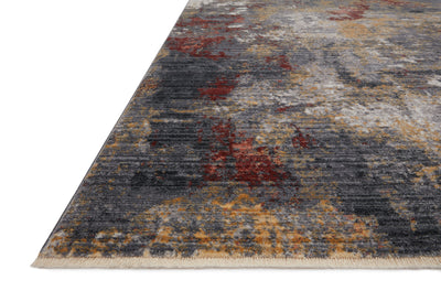 product image for Samra Rug in Dk. Grey / Spice by Loloi II 94