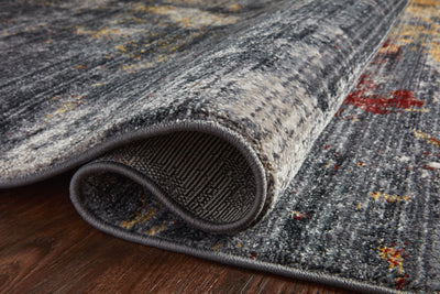 product image for Samra Rug in Dk. Grey / Spice by Loloi II 13