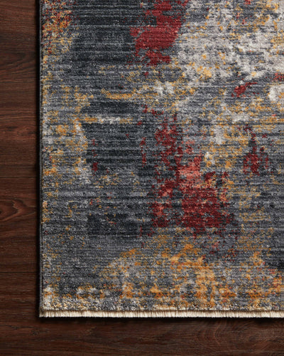 product image for Samra Rug in Dk. Grey / Spice by Loloi II 5
