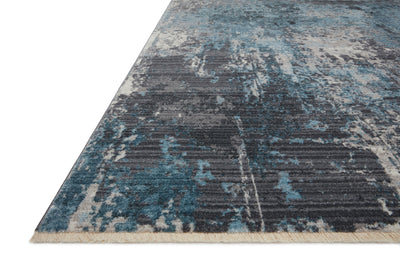 product image for Samra Rug in Charcoal / Sky by Loloi II 25