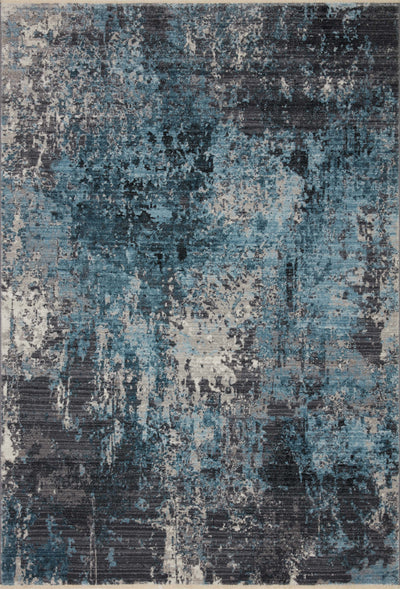 product image of Samra Rug in Charcoal / Sky by Loloi II 596